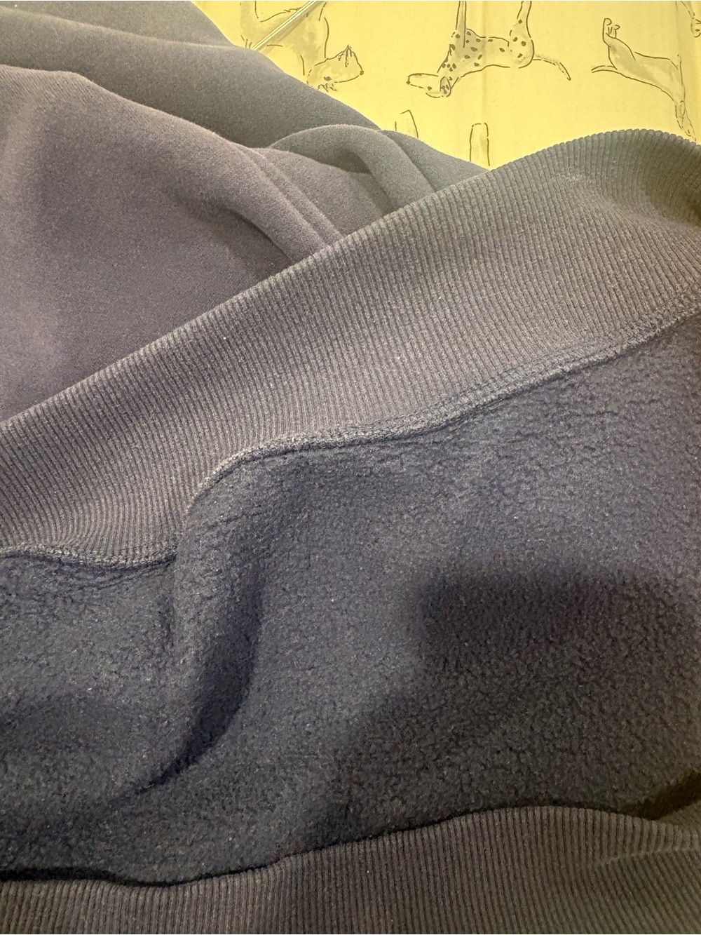 White Fox Boutique Navy Blue Hoodie with Script Logo - Picture 5 of 5